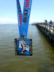 2015 Half Marathon Medal for Safety Harbor.