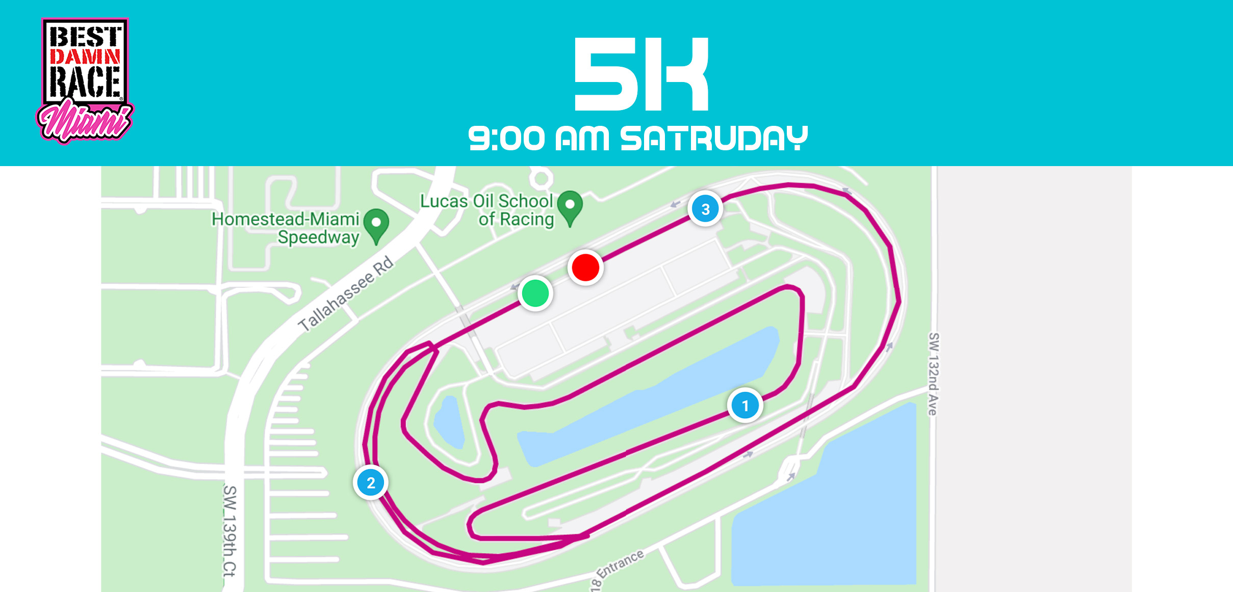 Miami, FL - Best Damn Race - 5K